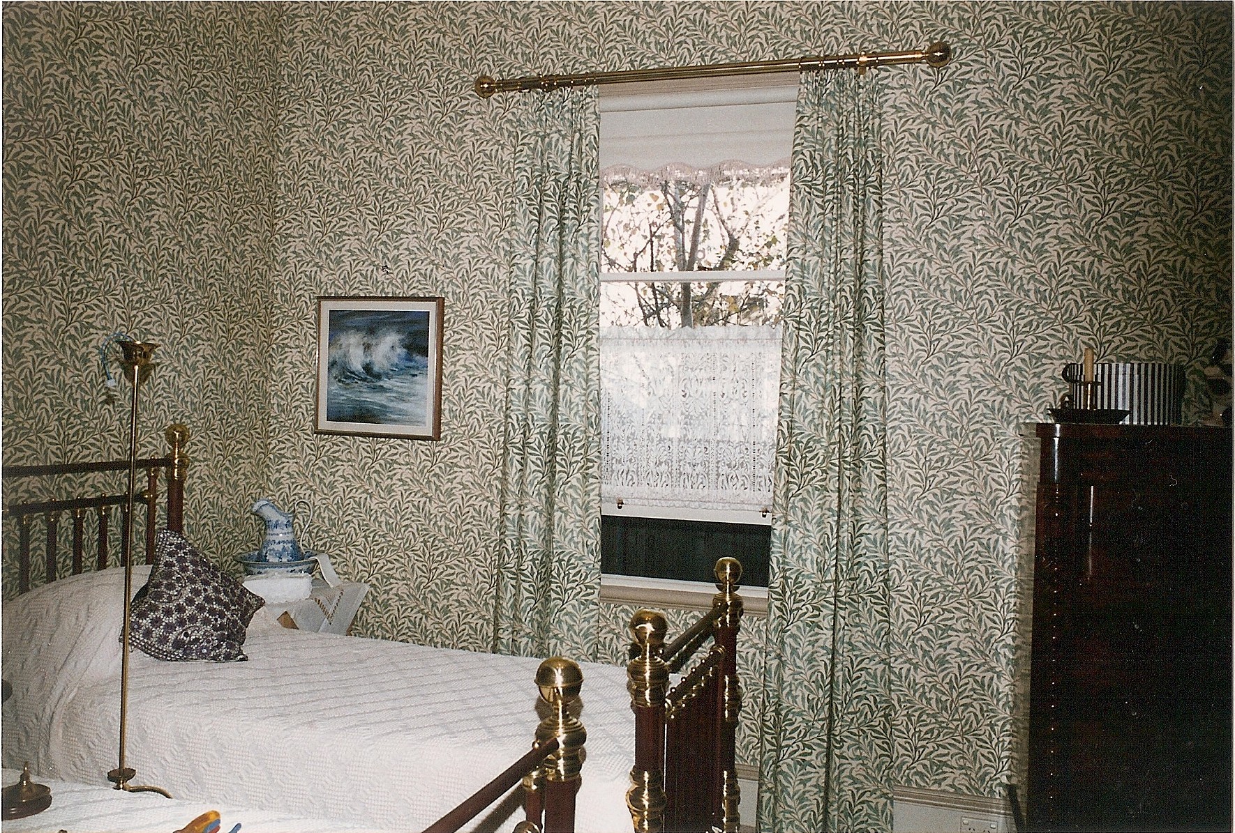 Bedroom D 1999 Victorian Style, Wm Morris fabrics