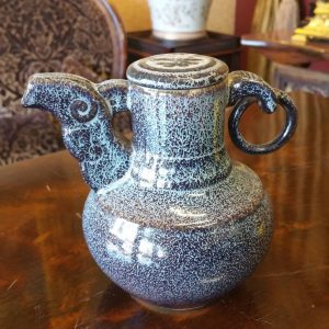 unique teapot antique art piece