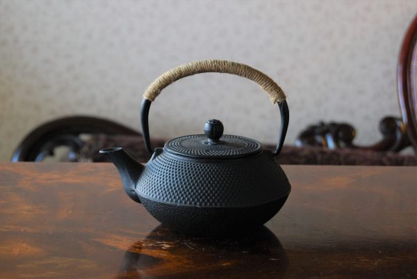 classic Tetsubin-style Japanese iron teapot